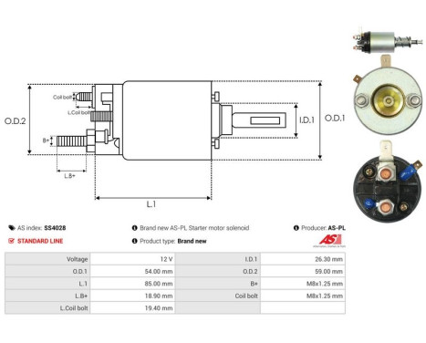 Magnetic switch, starter motor, Image 4