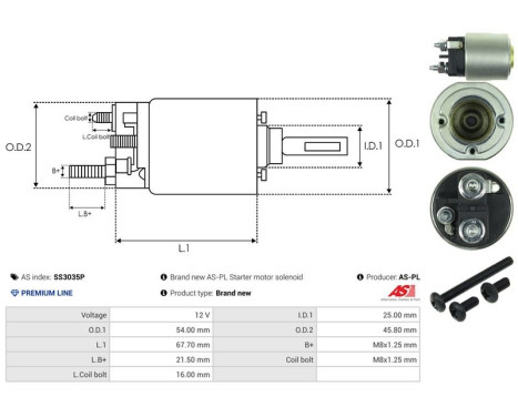 Magnetic switch, starter motor, Image 5