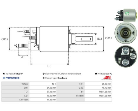 Magnetic switch, starter motor, Image 4