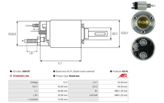 Magnetic switch, starter motor, Image 4