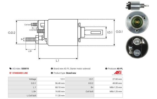 Magnetic switch, starter motor, Image 4