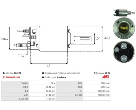 Magnetic switch, starter motor, Image 4