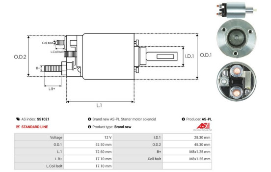 Magnetic switch, starter motor, Image 4