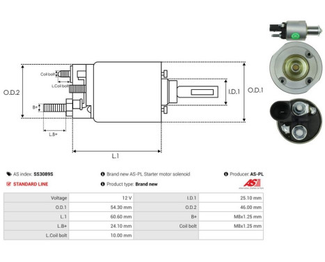 Magnetic switch, starter motor, Image 4