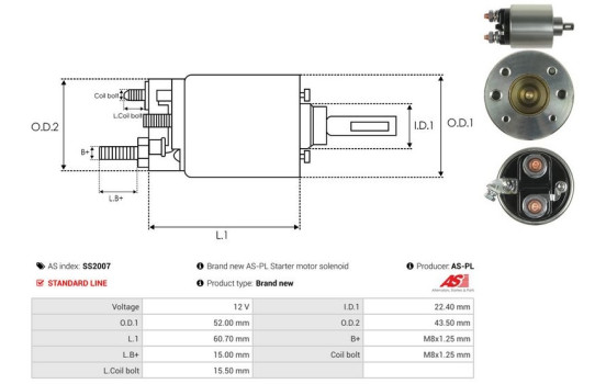Magnetic switch, starter motor, Image 4