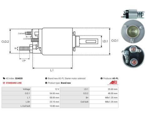 Magnetic switch, starter motor, Image 4