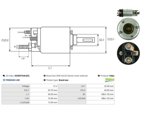 Magnetic switch, starter motor, Image 4