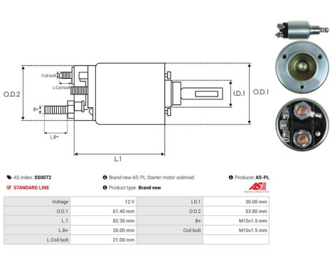 Magnetic switch, starter motor, Image 4
