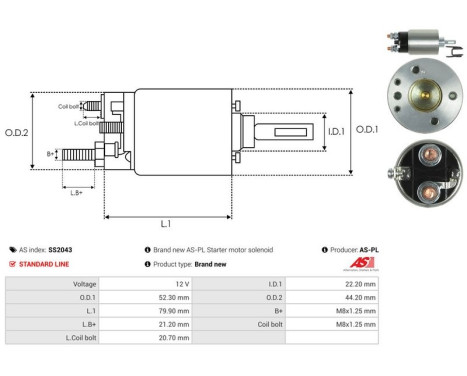 Magnetic switch, starter motor, Image 4