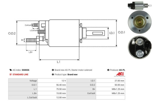 Magnetic switch, starter motor, Image 4