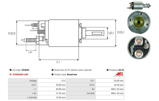 Magnetic switch, starter motor, Image 4