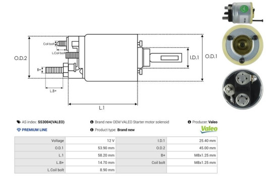 Magnetic switch, starter motor, Image 4