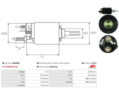 Magnetic switch, starter motor, Image 4