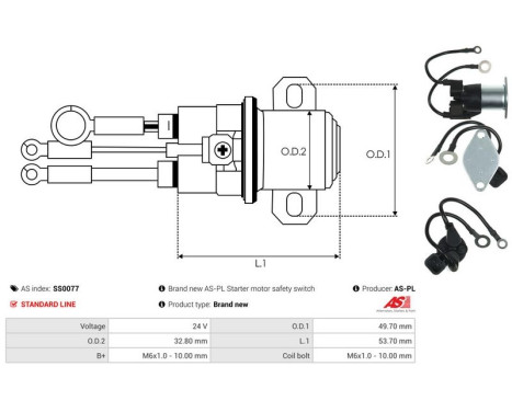 Magnetic switch, starter motor, Image 4