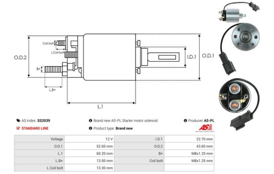 Magnetic switch, starter motor, Image 4