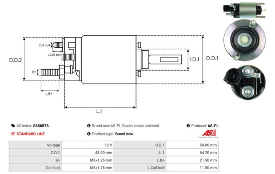Magnetic switch, starter motor, Image 4