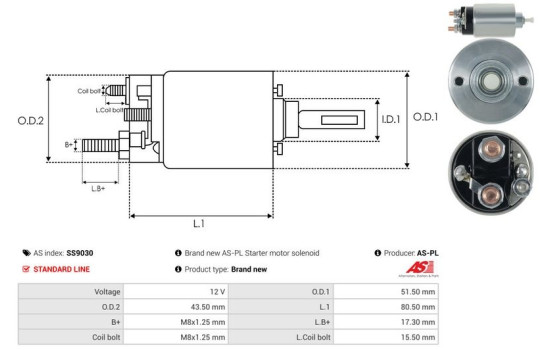 Magnetic switch, starter motor, Image 4