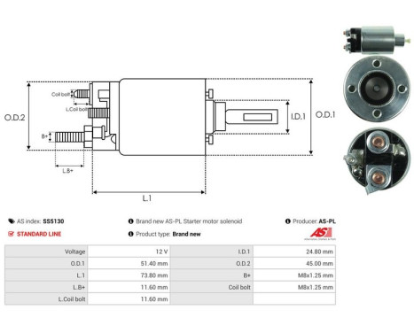Magnetic switch, starter motor, Image 4