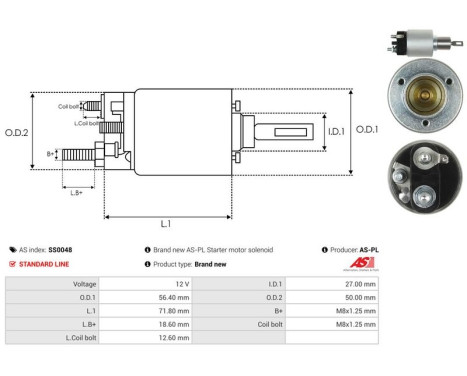 Magnetic switch, starter motor, Image 4