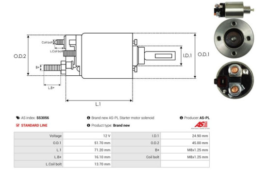 Magnetic switch, starter motor, Image 4