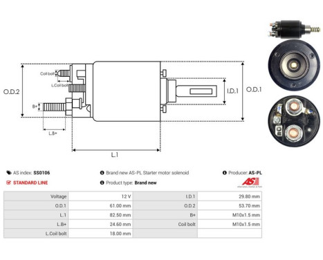 Magnetic switch, starter motor, Image 4