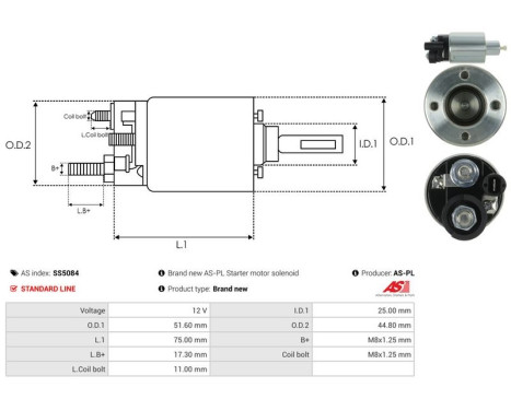 Magnetic switch, starter motor, Image 4