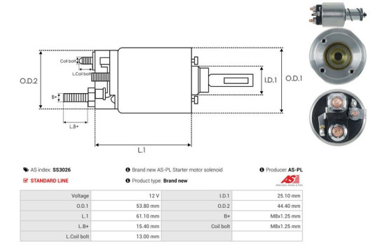 Magnetic switch, starter motor, Image 4