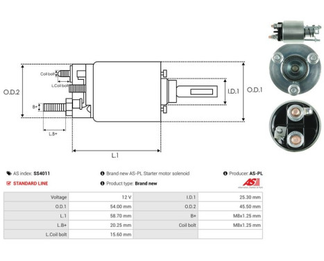 Magnetic switch, starter motor, Image 4