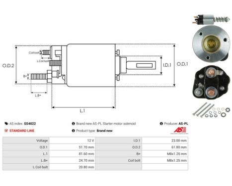 Magnetic switch, starter motor, Image 5