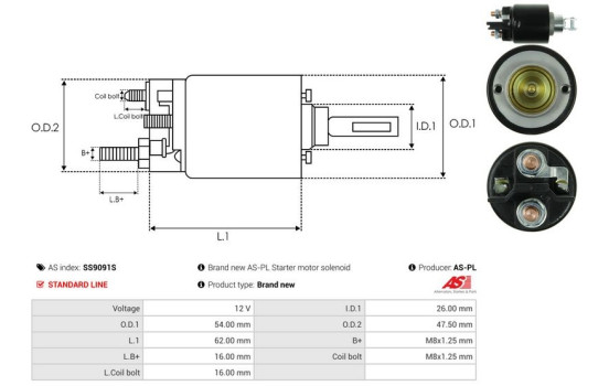 Magnetic switch, starter motor, Image 4