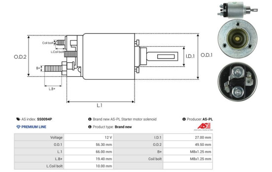 Magnetic switch, starter motor, Image 4