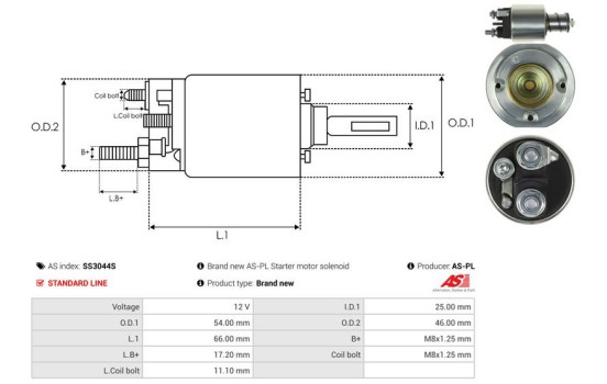 Magnetic switch, starter motor, Image 4