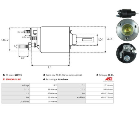 Magnetic switch, starter motor, Image 4