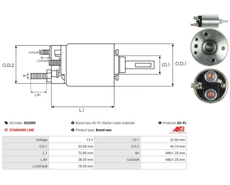 Magnetic switch, starter motor, Image 4