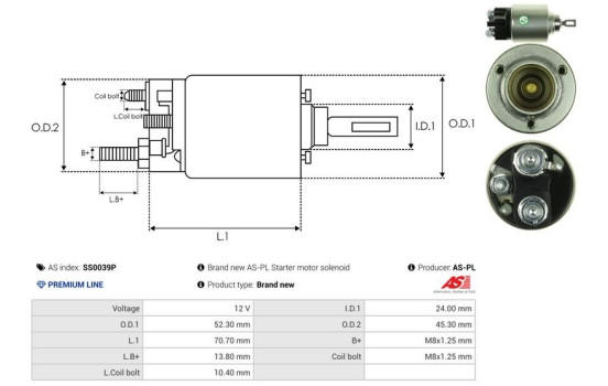 Magnetic switch, starter motor, Image 4
