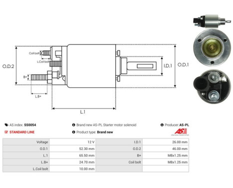 Magnetic switch, starter motor, Image 4