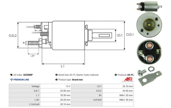Magnetic switch, starter motor, Image 5