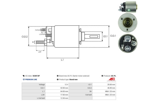 Magnetic switch, starter motor, Image 4