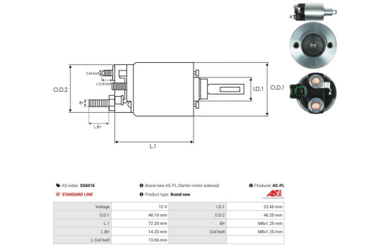 Magnetic switch, starter motor, Image 4