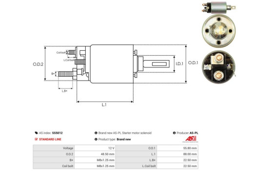 Magnetic switch, starter motor, Image 4