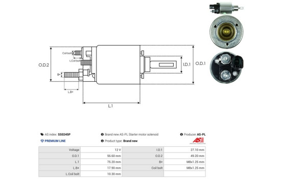 Magnetic switch, starter motor, Image 4