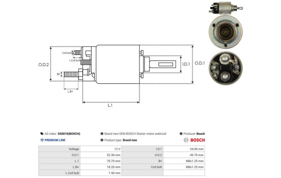Magnetic switch, starter motor, Image 4