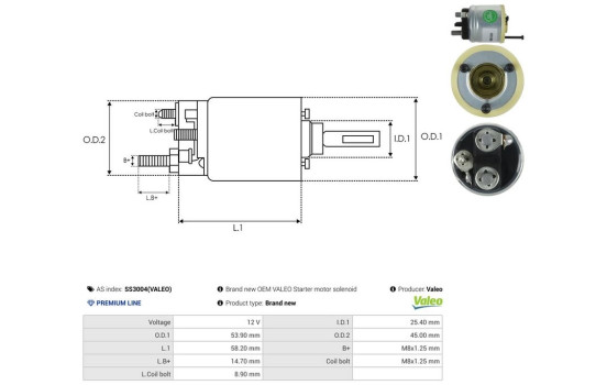 Magnetic switch, starter motor, Image 4