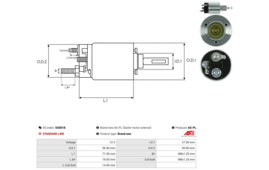 Magnetic switch, starter motor, Image 4