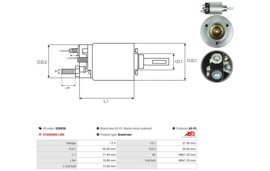 Magnetic switch, starter motor, Image 4