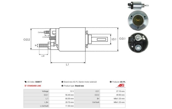 Magnetic switch, starter motor, Image 4