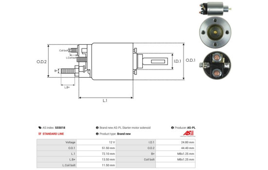 Magnetic switch, starter motor, Image 4
