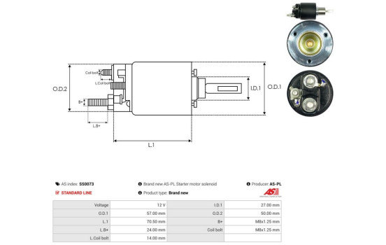 Magnetic switch, starter motor, Image 4