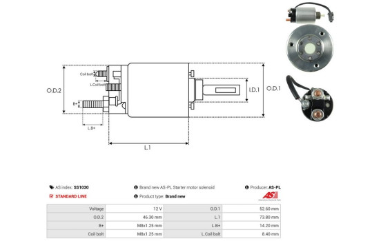 Magnetic switch, starter motor, Image 4