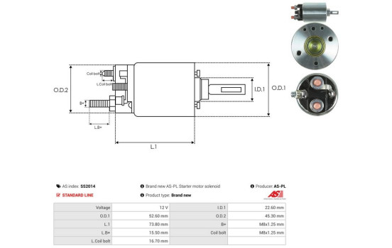 Magnetic switch, starter motor, Image 4
